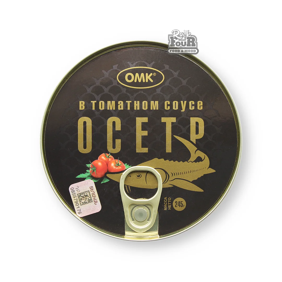 Թառափ «ОМК» տոմատի սոուսում 245գ